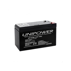 Bateria UP1270 12V/7A para Alarme - UNIPOWER